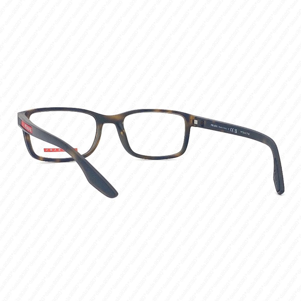 Prada Linea Rossa Sport PS 09OV 581101 53mm Havana Eyeglasses - Picture 5 of 11